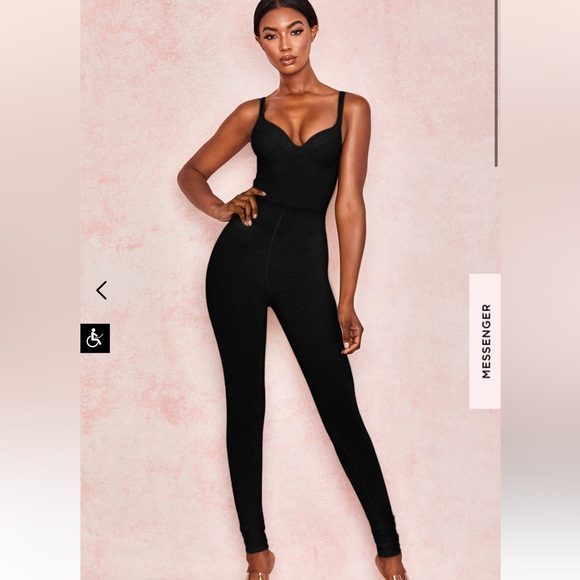 House of CB Pants & Jumpsuits House Of Cb Kalani Black Soft
